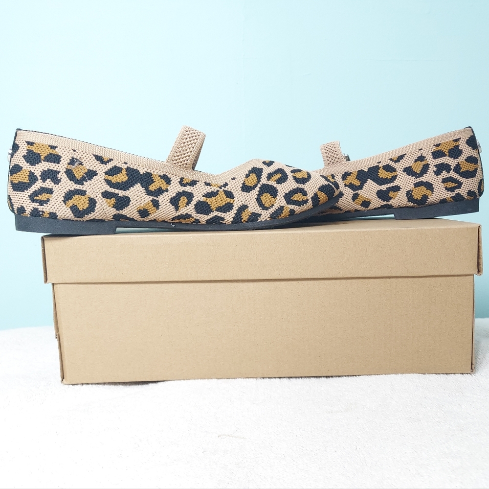 Steve Madden Richmond Leopard Print Mary Jane Women's Ballet Flats Size 6.5 NWT - Picture 3 of 12